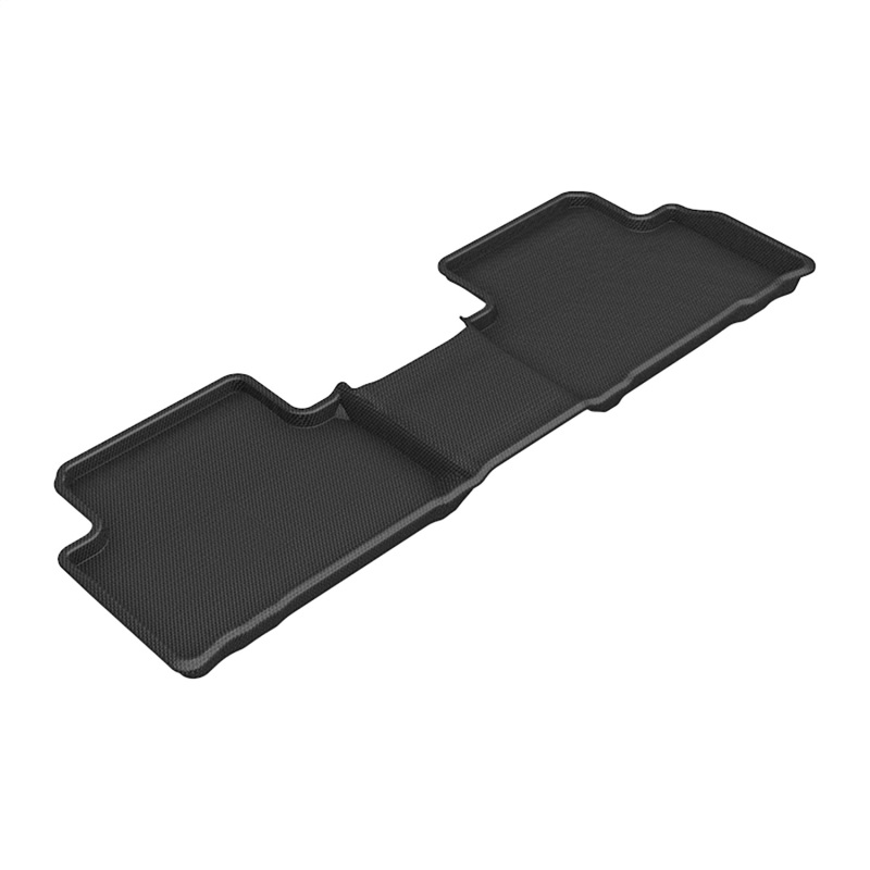 Hyundai Santa Fe Floor Mats - Rear - 3D MAXpider - Kagu - Black - `24-`26
